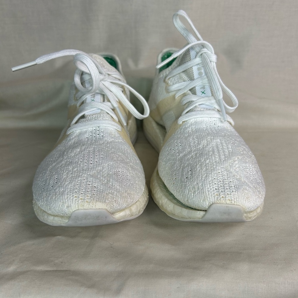 adidas Pureboost X Element Running Shoes – Women’s 7.5 – White / Green - Picture 6 of 8